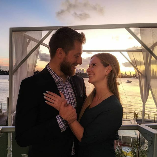 Sometimes you just have to enjoy a sunset with the one you love. 
#home #miami #liveyourdream #powercouple #love #sunset ift.tt/2MsvfDz