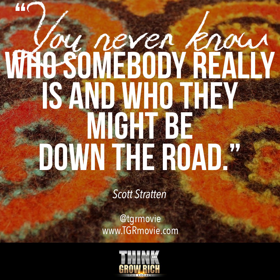 TGRmovie's tweet photo. "You never know who somebody really is and who they might be down the road." - Scott Stratten
#ScottStratten #inspirationalquotes #UnMarketing #speaker #engage #bereal #emotions #thinkandgrowrich #opportunity #loa
@unmarketing https://t.co/Zc7i5uPY5D