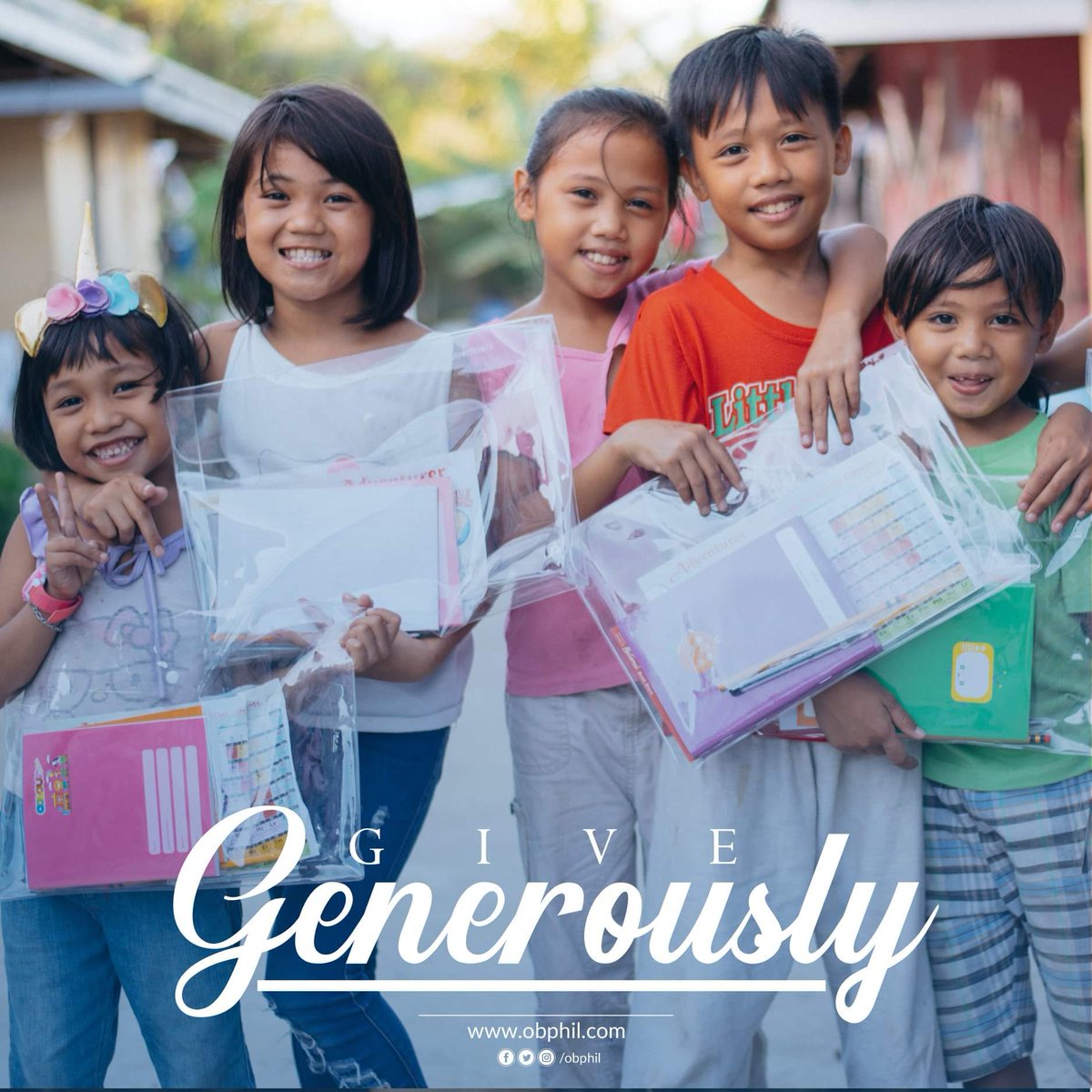 obphil's tweet photo. Sow generously, and you will reap generously! #givingisblessing https://t.co/FEypOqIPci