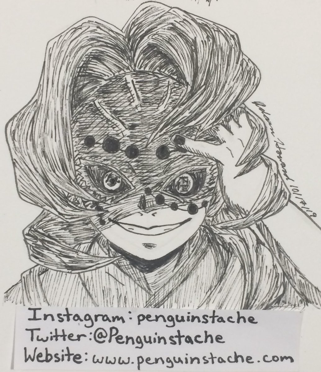 Penguinstache's tweet photo. Rui #kimetsunoyaiba #demonslayer #rui #twelvedemonmoons #lowermoonfive #koyoharugotouge #anime #manga #shonen #shonenmanga #inktober #inktober2019 #ink https://t.co/BFfz9Bt3P1