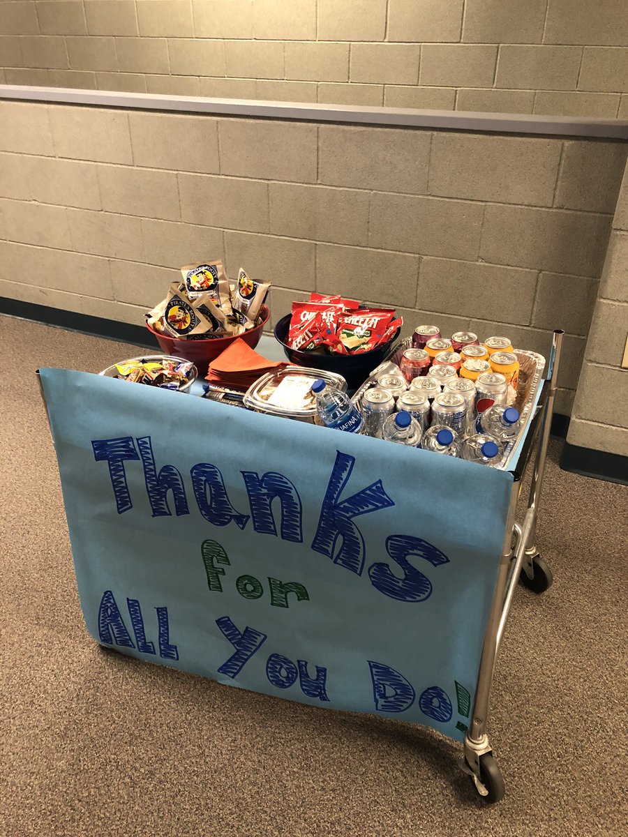 We appreciate our school staff so much! #thepowerofus #teamjeffco #incredibleWES