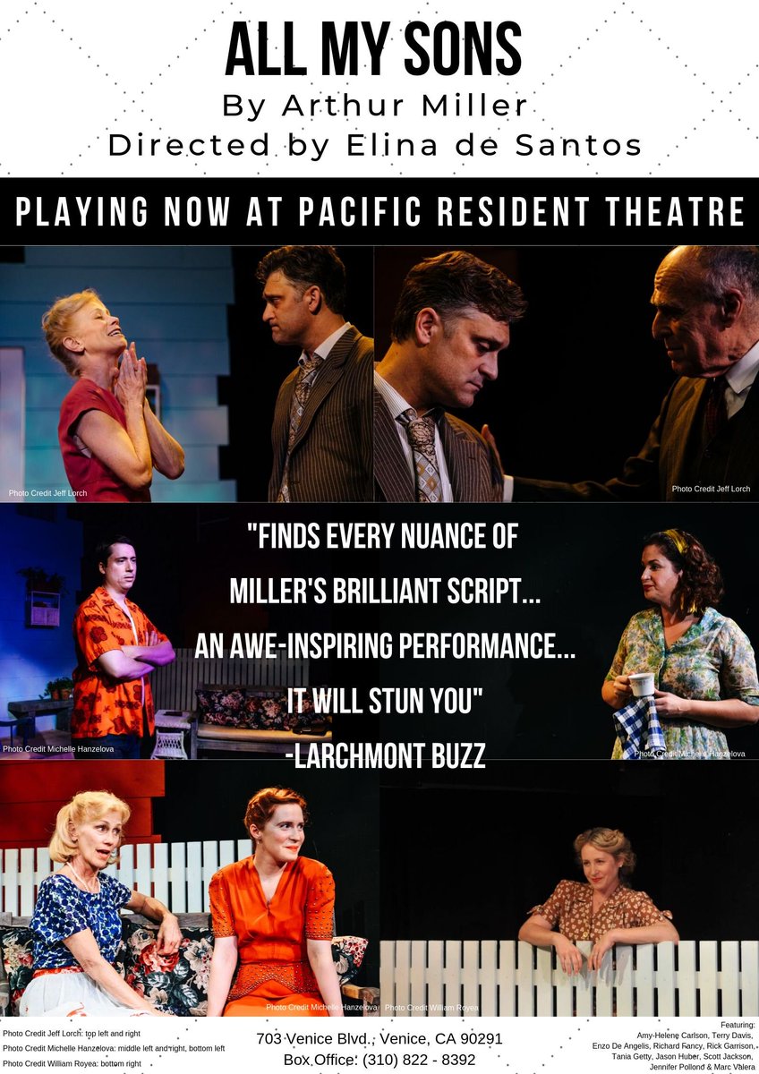 spack's tweet image. #ThankYouArthurMiller because your play speaks to all @PacificResThtr pacificresidenttheatre.com