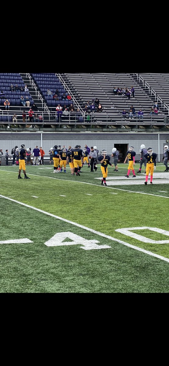 panthersjrhigh's tweet photo. Final regular season game of the year for our 7th grade team. Came out with a hard fought 24-22 win at Fremont. Currently in a 3 way tie for 1st place in the league with a 4-1 record. Could not be more proud of the “growth” of this group! #brightfuture https://t.co/u6FxJbDxj6