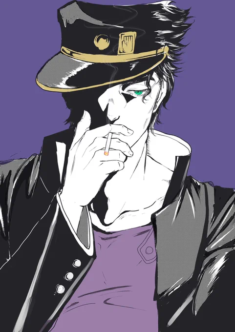 喫煙承太郎どっちがいいかな#jjba 