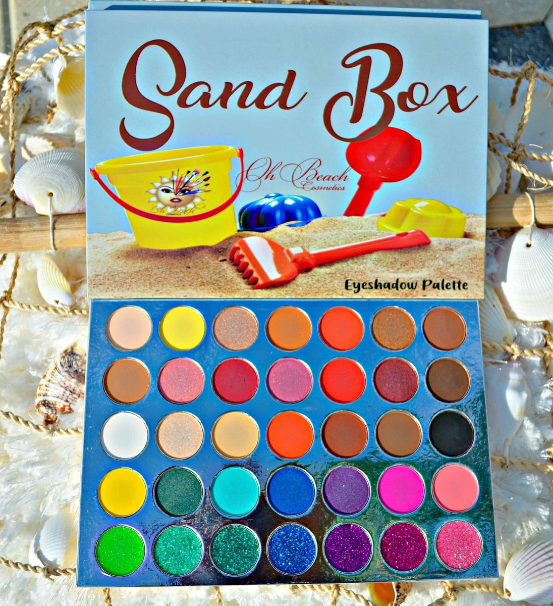 ohbeach_'s tweet photo. WHALECOME our newest edition. The "Sand Box" palette! Our Sand Box palette is filled with lots of fun! 35 Shades to play around with.Just like a Sand Box. You can play around in theses color all day .So grab some of our brushes and jump in our SAND BOX! https://t.co/C7fshGLB1X https://t.co/phPAe005YH