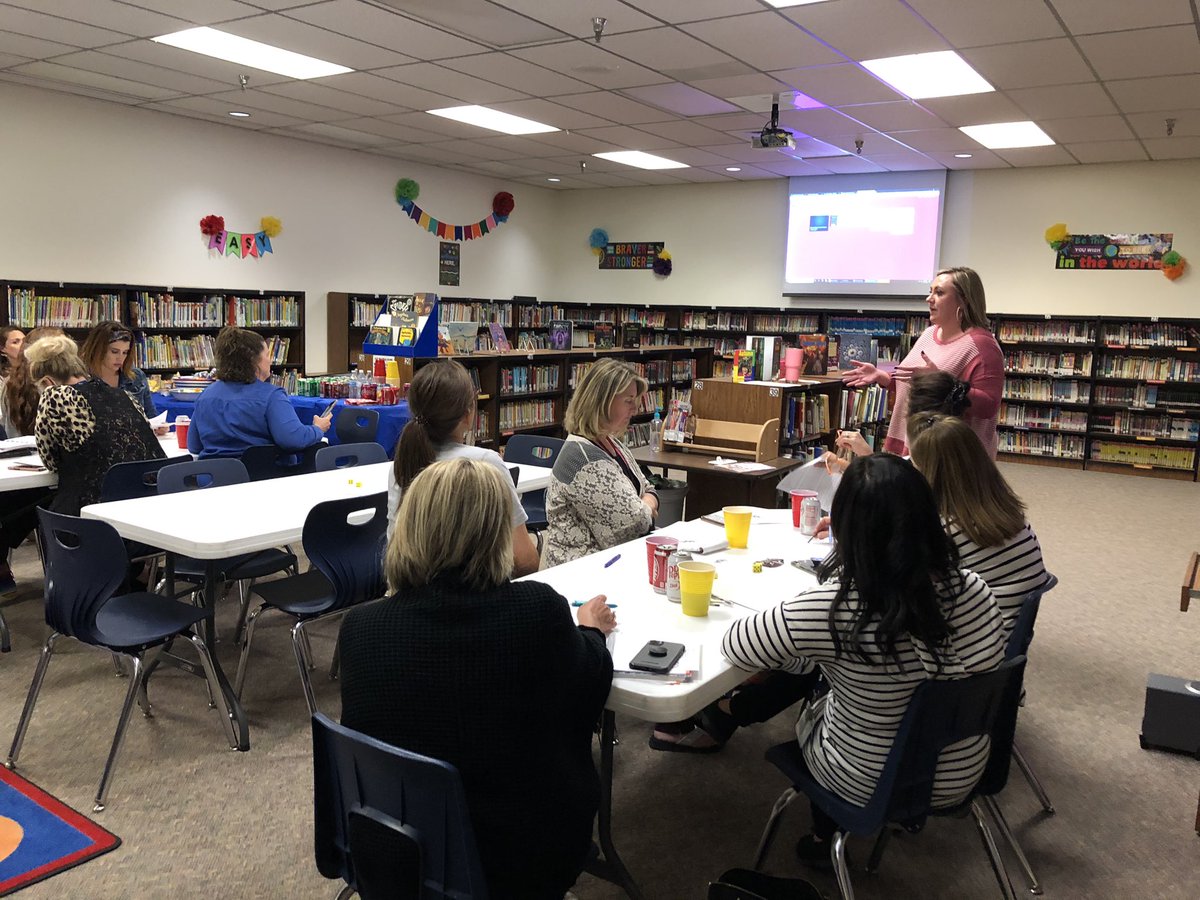 MrsRushing2's tweet photo. It was great presenting at our faculty meeting today! Thanks for being my partner in crime Haley! We talked to our faculty about safety and security, padlet, and multiple https://t.co/vG3HvCxtEH features. #tigertechsquad @hbeardemphl84 @CrestviewFISD @Office365 @FrenshipISD https://t.co/VYYcZ8XAnM