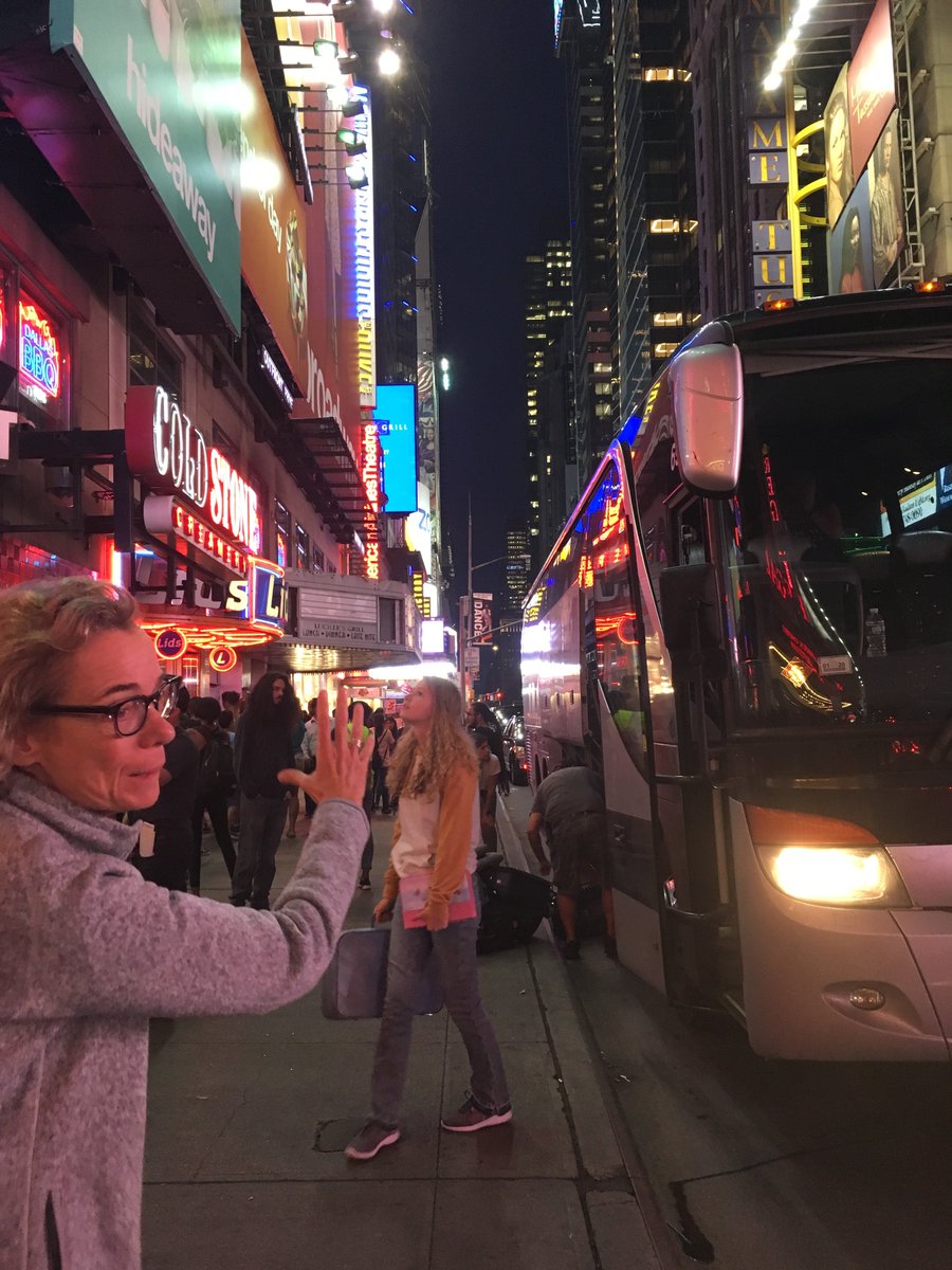 Filming in Times Sqaure is no small feat. Here is an action shot of director Martha Mitchell setting up a shot #SVU21 #TheBurdenOfOurChoices
