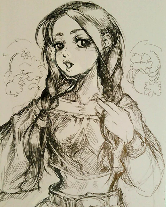 少し描きました。。

寝る準備入ります? 
