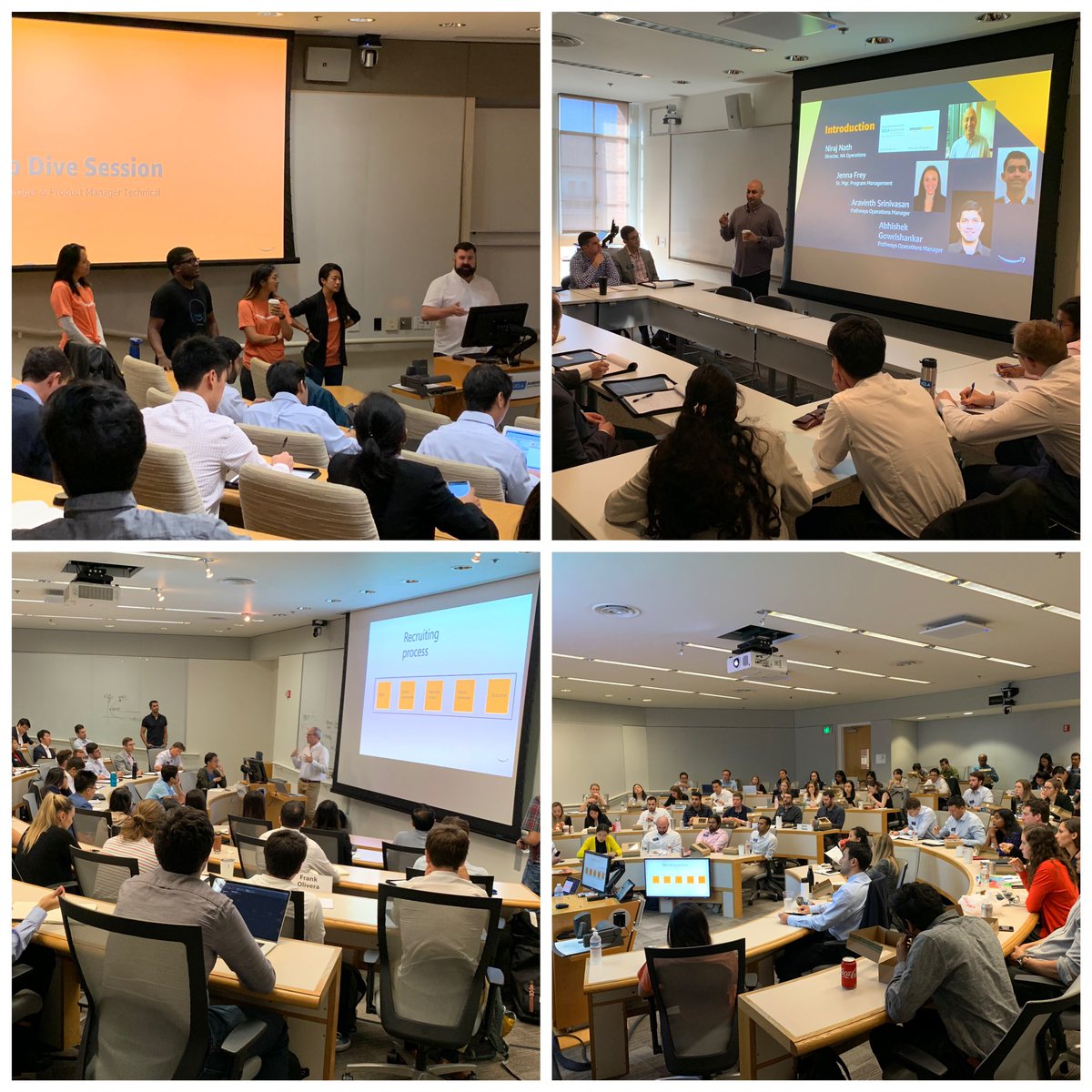 Bunch of @uclaanderson Amazonians invaded campus for a company presentation, reception, breakfast, several Deep Dive Sessions, interview workshop and thanks for sponsoring this week’s Anderson Afternoon!
#whyanderson #TechAtAnderson #leadershipprinciples