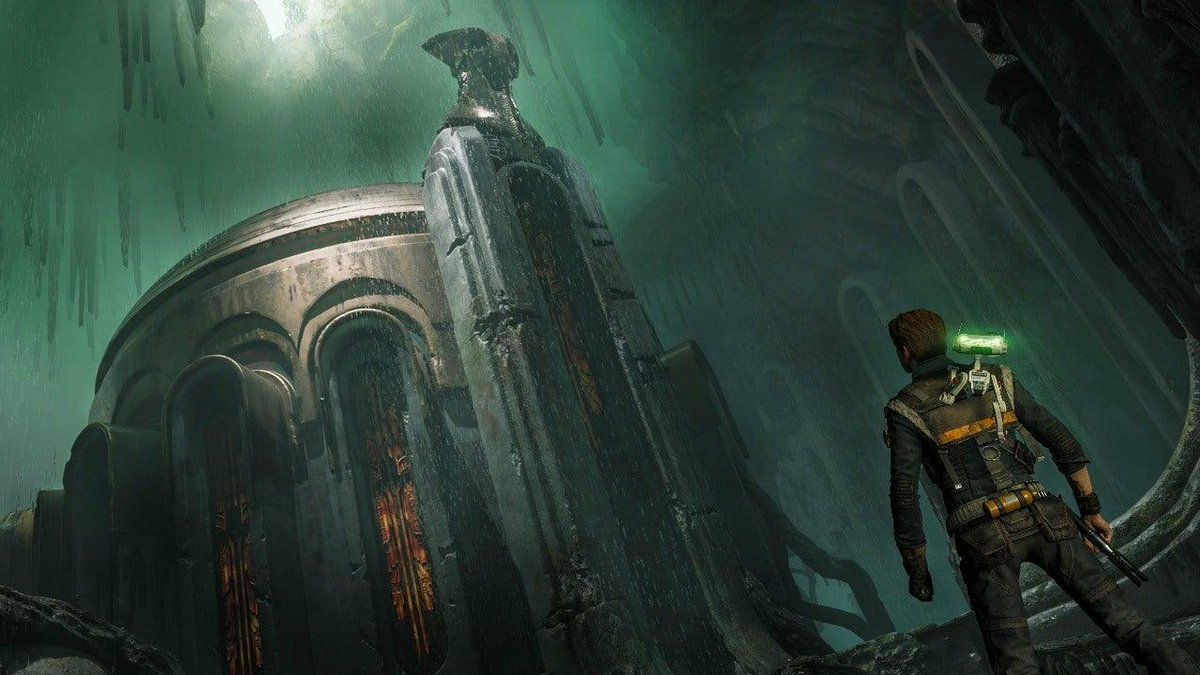 IGN's tweet photo. Star Wars Jedi: Fallen Order will not feature fast travel, but will instead encourage players to explore and uncover shortcuts. https://t.co/LrMNejn7WR https://t.co/F8AcMGIzAy