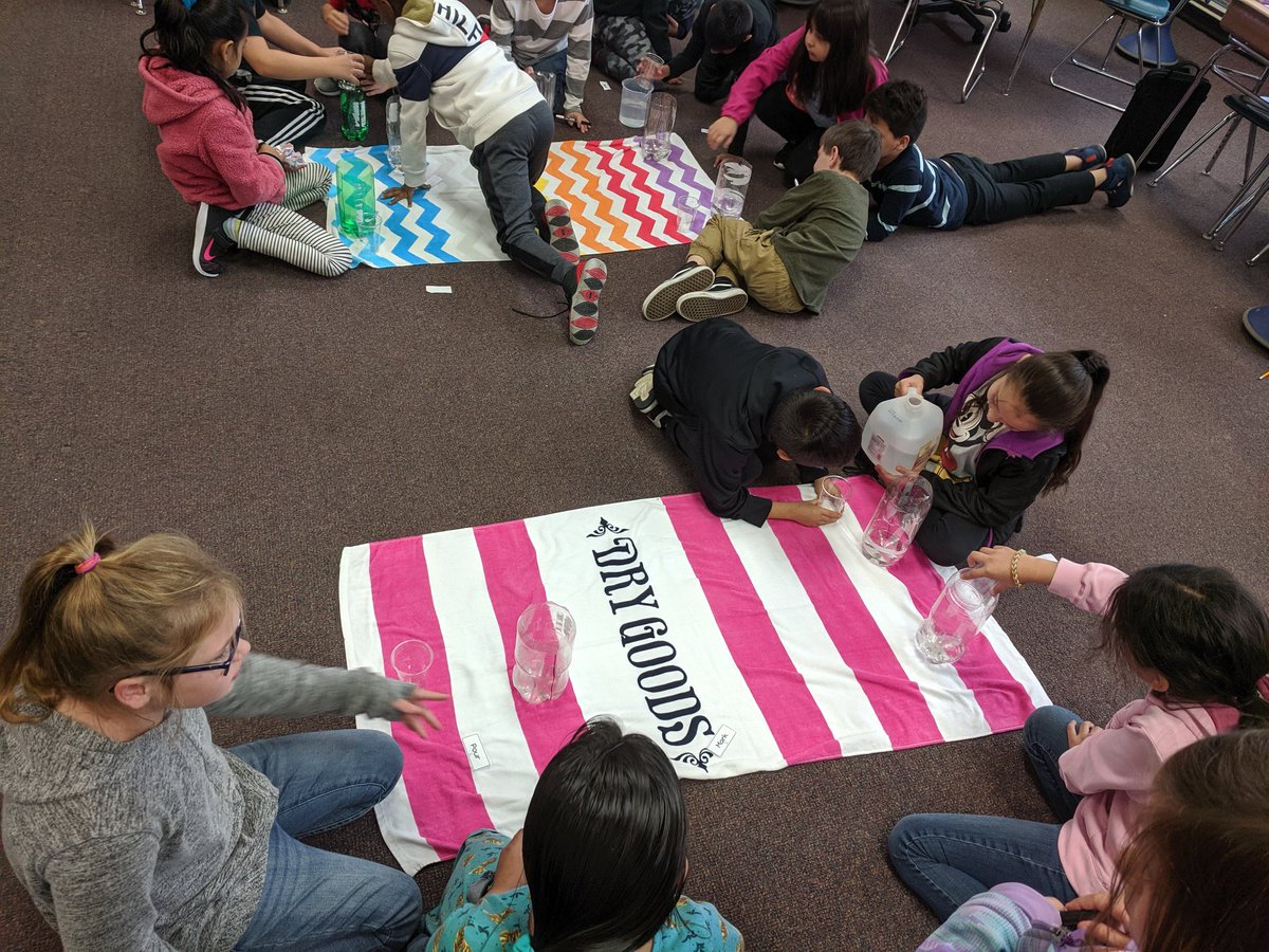 MrsRestis's tweet photo. Our @eureka_math lesson will not soon be forgotten: understanding liquid volume by creating our own vertical number lines really helped solidify our understanding of the relationship between milliliters and liters! #ECJJaguars #CCSD93 @EJPrincipalD93 https://t.co/vUQjtyYsA9