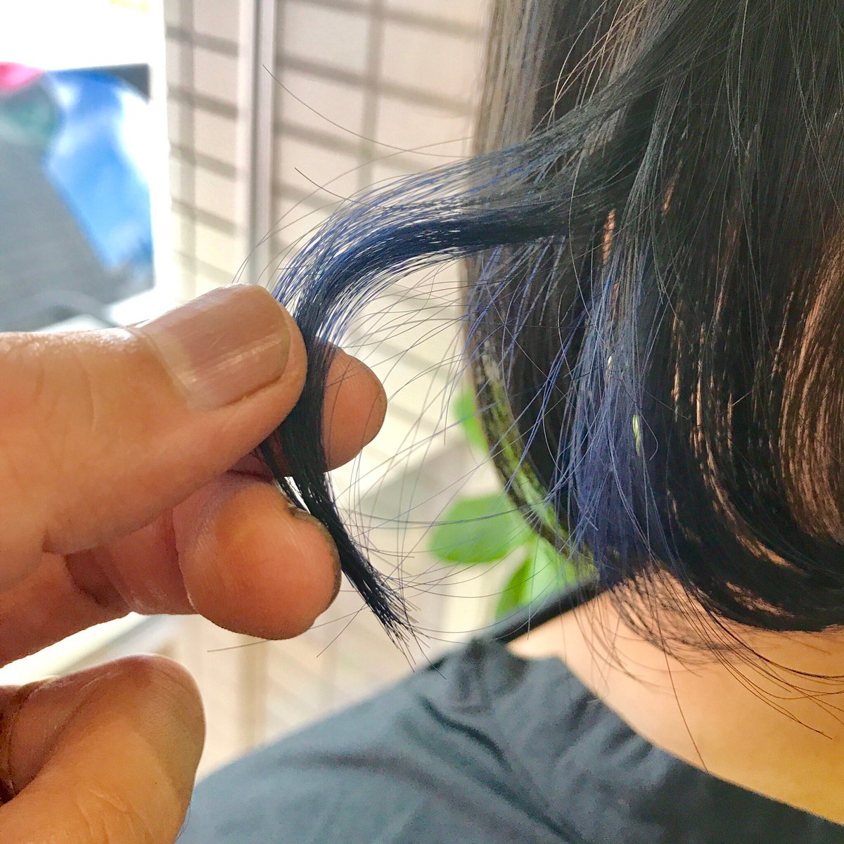 Throw スロウ Ar Twitter 白髪染めしながらtint Bar ティントバー のインディゴブルーで染めた髪が可愛い Throw Journal T Co Ozjxmtbjkw Throwcolor Throwjournal