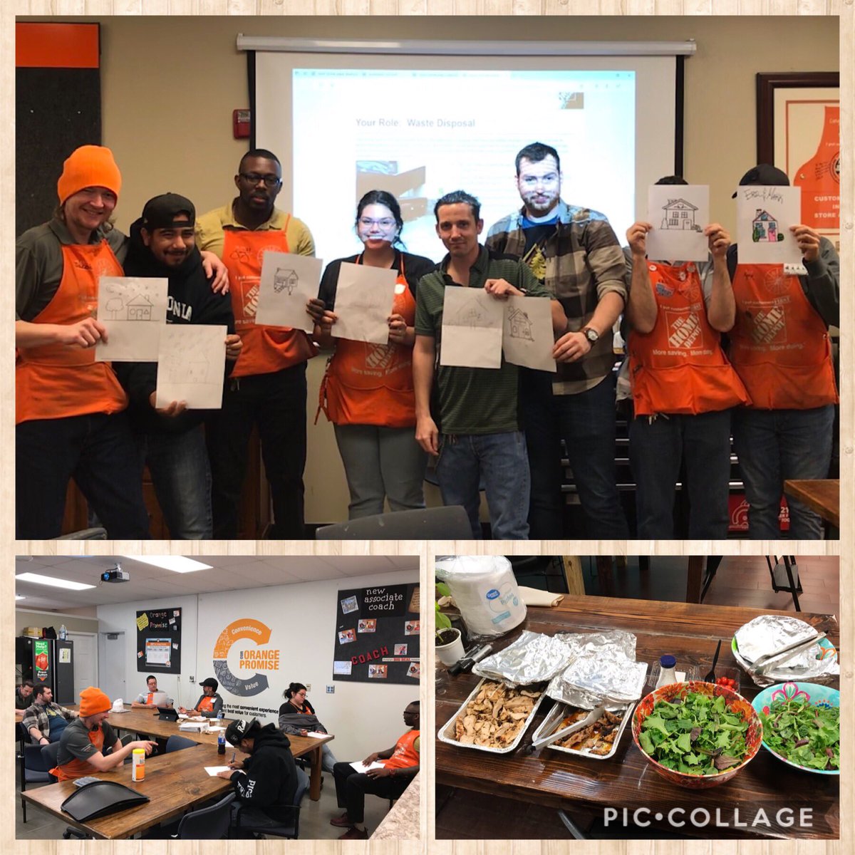We had an awesome LNSP yesterday! DS Mark grilled chicken and asparagus and served a yummy salad! We also had a fun twins team build which definitely showed the importance of communication! #myfreightteamrocks #e2e <a href="/keithkomata/">keithkomata</a> <a href="/TheTyCollier/">Ty Collier</a> @bmerrill1978