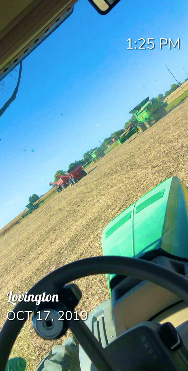 Honn_2's tweet photo. A bunch of local farmers got together today to help cut the beans of a farmer who passed away earlier this year. I was happy to be apart of it. https://t.co/YTaMENf2Cv
