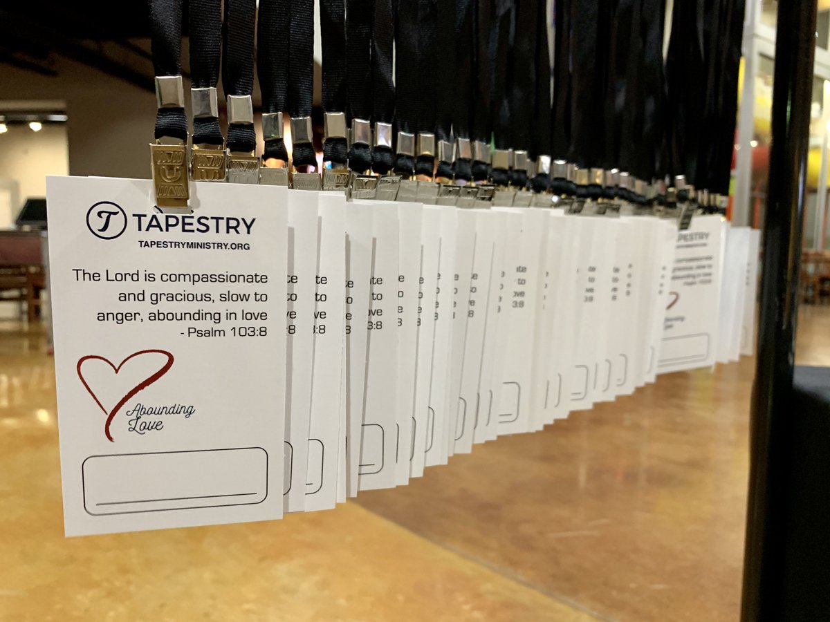 TapestryFamily's tweet photo. Final preparations are underway! Are you coming tomorrow? https://t.co/T6lYB7Olca
#AboundingLove #TapCon19 https://t.co/3kyR1Ksiaw