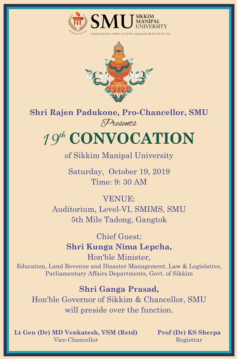 Sikkim Manipal University tweet media