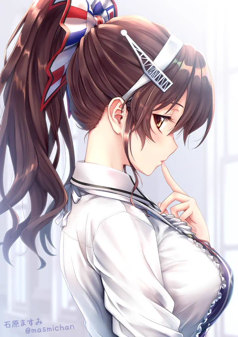 足柄さんがいっぱいおっぱい!ヽ(゜∀゜)ノ
#巨乳を貼るとrtといいねがブワアアァって伸びる  #艦これ 