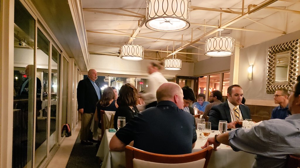 Alnajar_MD's tweet photo. A truly amazing night with the faculty, residents and students at the #ectss2019 Good food with an inspiring group of amazing people. Really happy to be here for the second time @ECTSS_CTsurg @tssmn @ctsnetorg @Innovationsjour @STS_CTsurgery @AspiringCTS https://t.co/pt2r7F8zfP