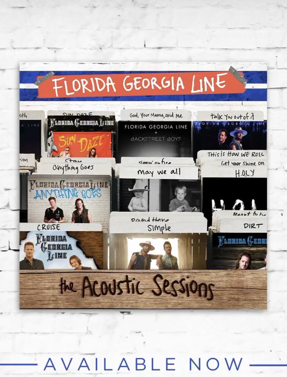 The Acoustic Sessions: all of your favorite @FLAGALine songs in a whole new way. Go get it NOW wherever you buy your music! #fgl #acousticsessions @PlayBkPlay @THubbmusic