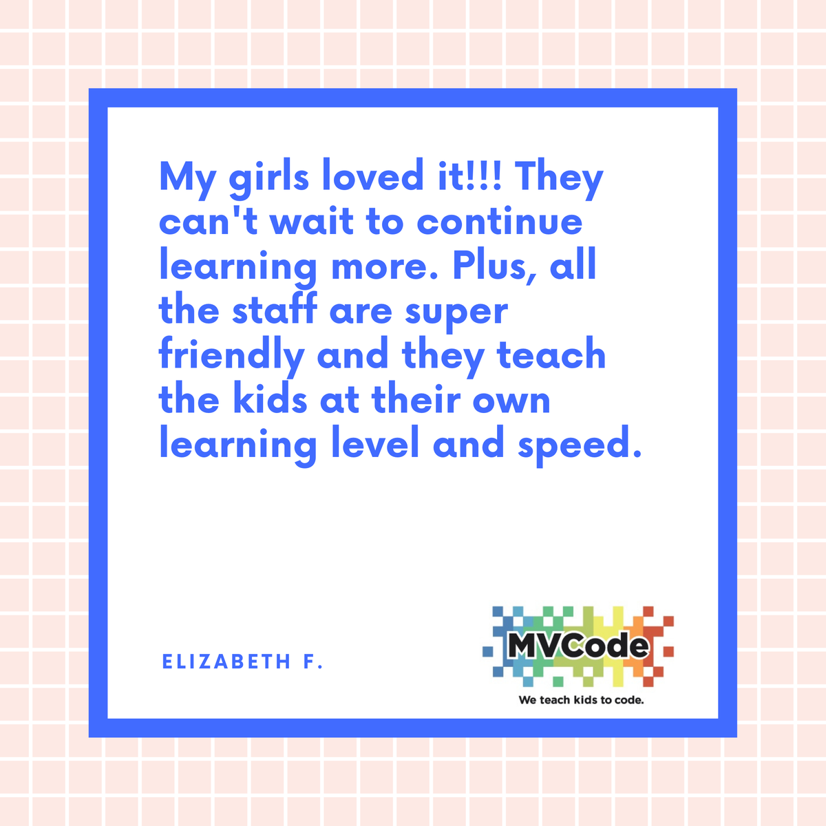 mvcode's tweet image. We teach kids to code!  Sign up now at mvcode.com