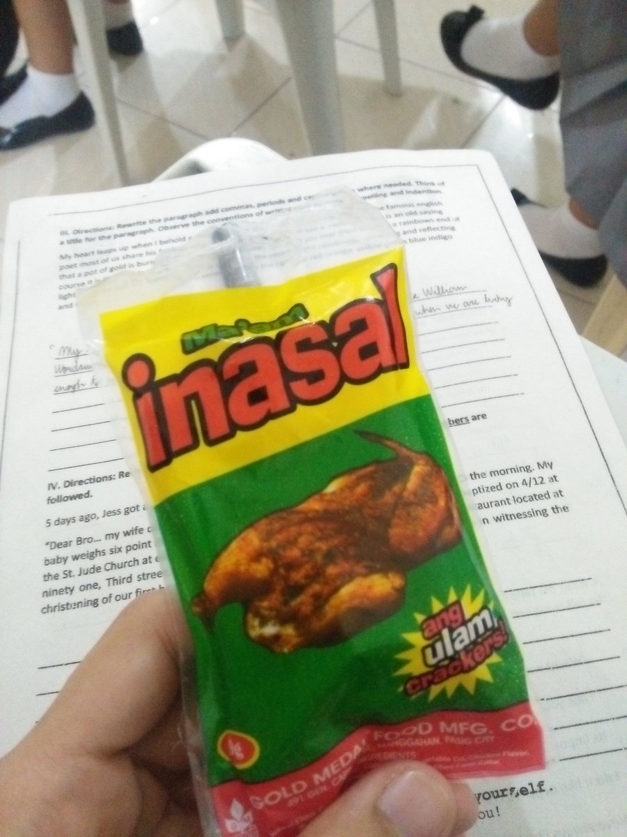 Canciknows's tweet photo. Okay lang maam,inasal parin naman eh https://t.co/XPPuXbLz2q