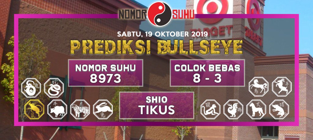 Prediksi Suhu Togel Bullseye 19 Oktober 2019 Hari Sabtu #Prediksitogel  #Bocorantogel #Prediksihk #Prediksisgp #Totohk #Totosgp #Togel #Datahk # Datasgp #Bocoranhk #Bocoransgp #Judionline #Judi #Nomorsuhu  #Pengeluarantogel… Https://T.co/Epkp4Ckgjf Https ...