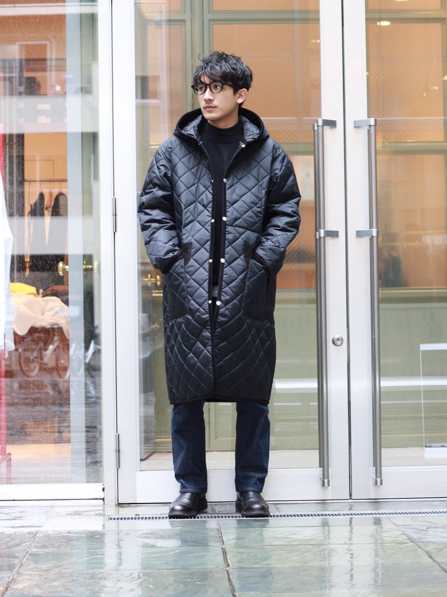 タグ付き極美品 comoli 18aw ラベンハム別注 フーデッドコート 3