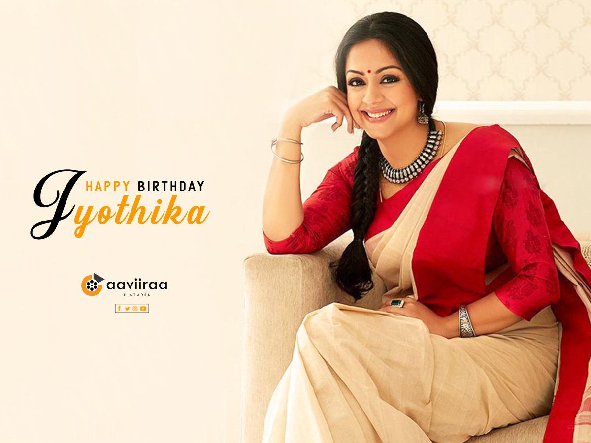 Aaviiraa's tweet photo. Wishing a very happy birthday to Jo Jyothika......
@Suriya_offl @2D_ENTPVTLTD 

#HBDJyothika #aaviiraapictures #JyothikaJi #Thala60Pooja #Thala https://t.co/wfogVYiXxi