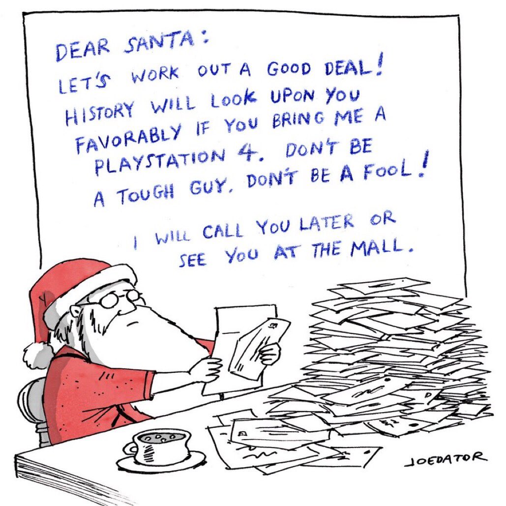 Donald Trump's 'perfect' letter to Santa. Via @NewYorker