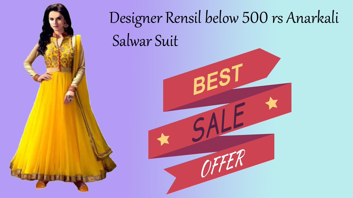 anarkali dress under 500