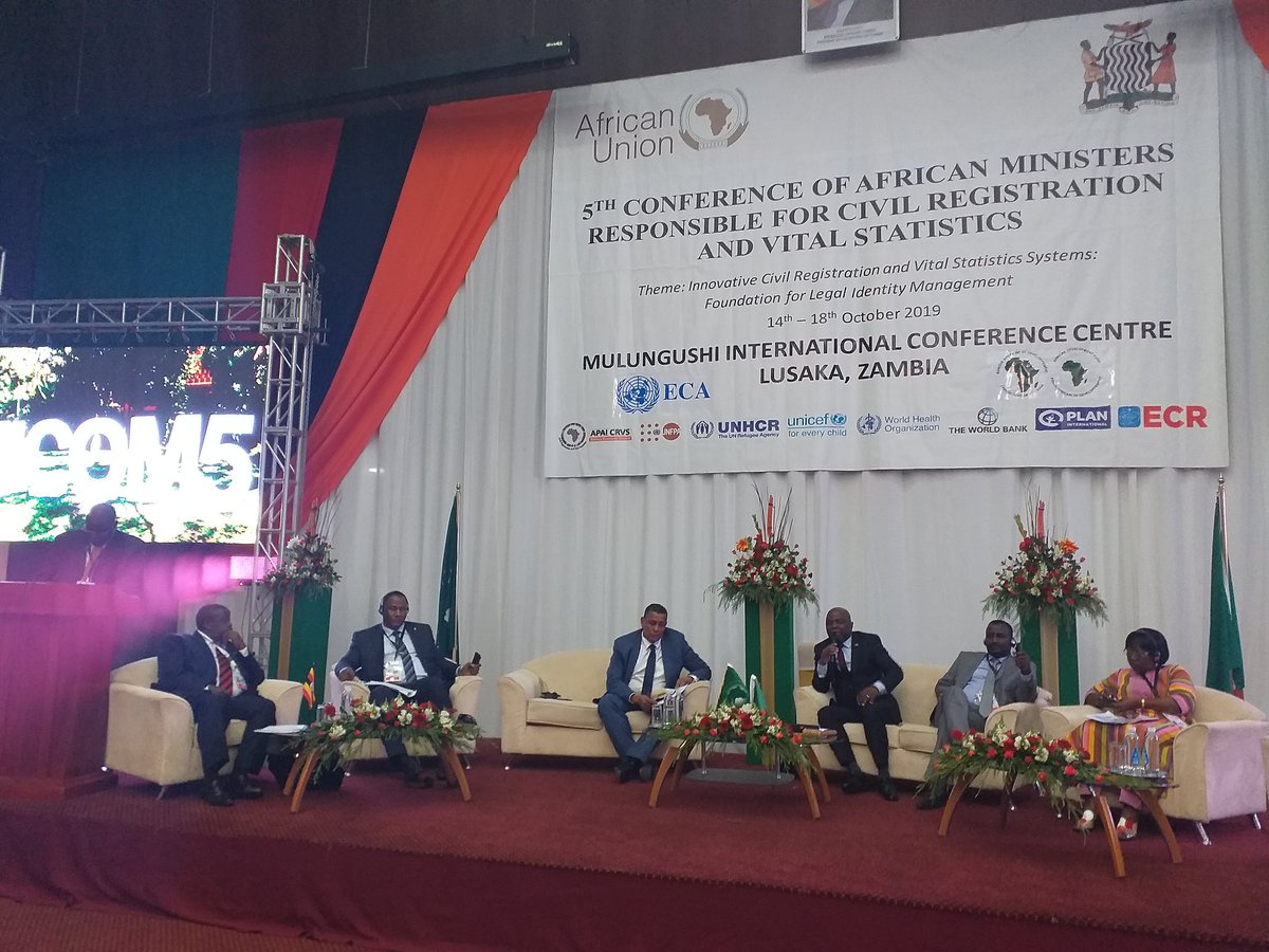 BernardSabiti's tweet image. &quot;Stop manufacturing Refugees.&quot; Uganda&apos;s Justice Minister Gen. Kahinda Otafiire left delegates at the 5th AU ministers Conference on #CRVS in Lusaka in stitches. He said many African &apos;refugees&apos; are our relatives and blamed &apos;those people in Berlin&apos; for dividing up Africa #COM5