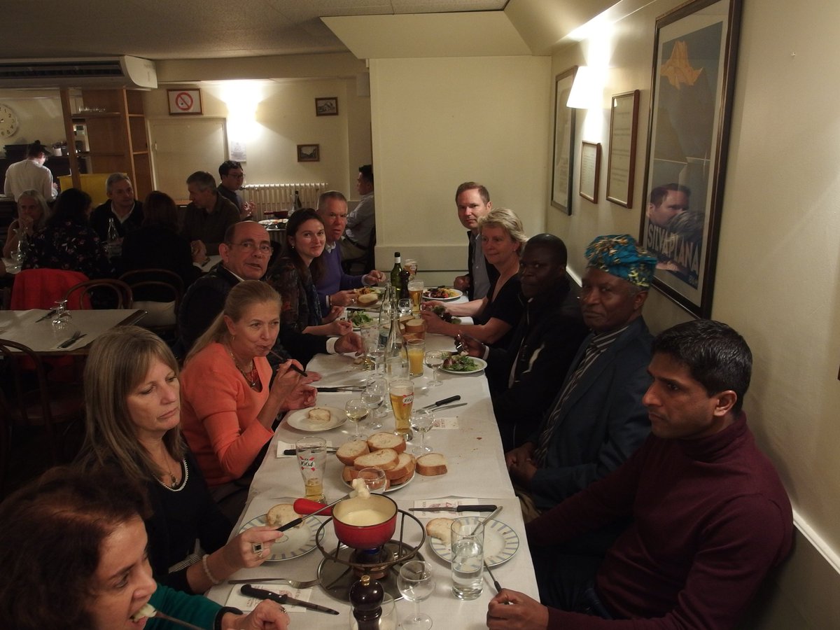 Tom Harner (@tjharner) on Twitter photo Enjoying traditional Swiss cuisine at #CafeduSoleil in Geneva. Great to catch up with Global Coordination Group colleagues to discuss progress towards the 3rd Global Monitoring Report #GMP3 for <a href="/POPsChemicals/">Stockholm Convention</a> <a href="/brsmeas/">The Basel, Rotterdam and Stockholm Conventions</a> Enjoying traditional Swiss cuisine at #CafeduSoleil in Geneva. Great to catch up with Global Coordination Group colleagues to discuss progress towards the 3rd Global Monitoring Report #GMP3 for <a href="/POPsChemicals/">Stockholm Convention</a> <a href="/brsmeas/">The Basel, Rotterdam and Stockholm Conventions</a>
