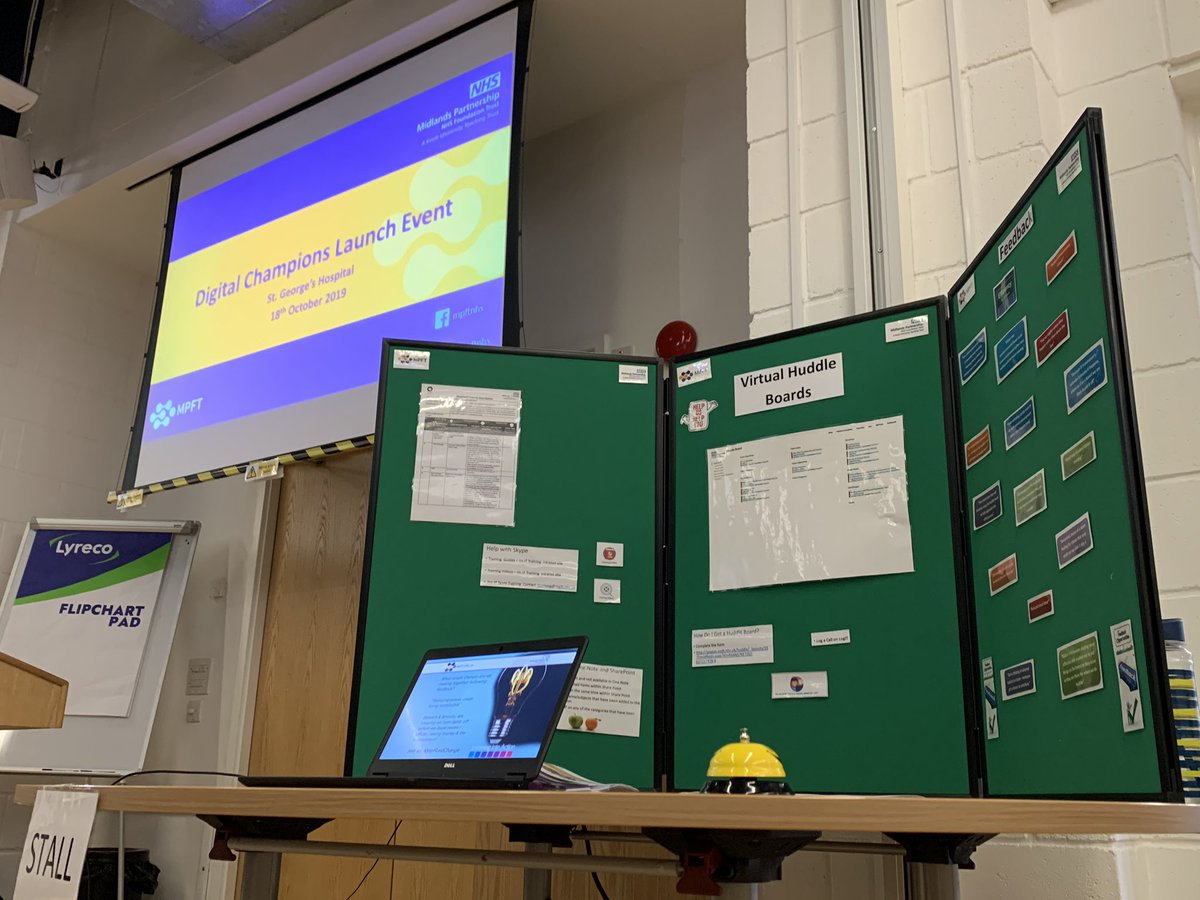 Digital champions launch event live today showcasing digital technology that will support deliver front line care. Fully booked sessions with all front line staff.
