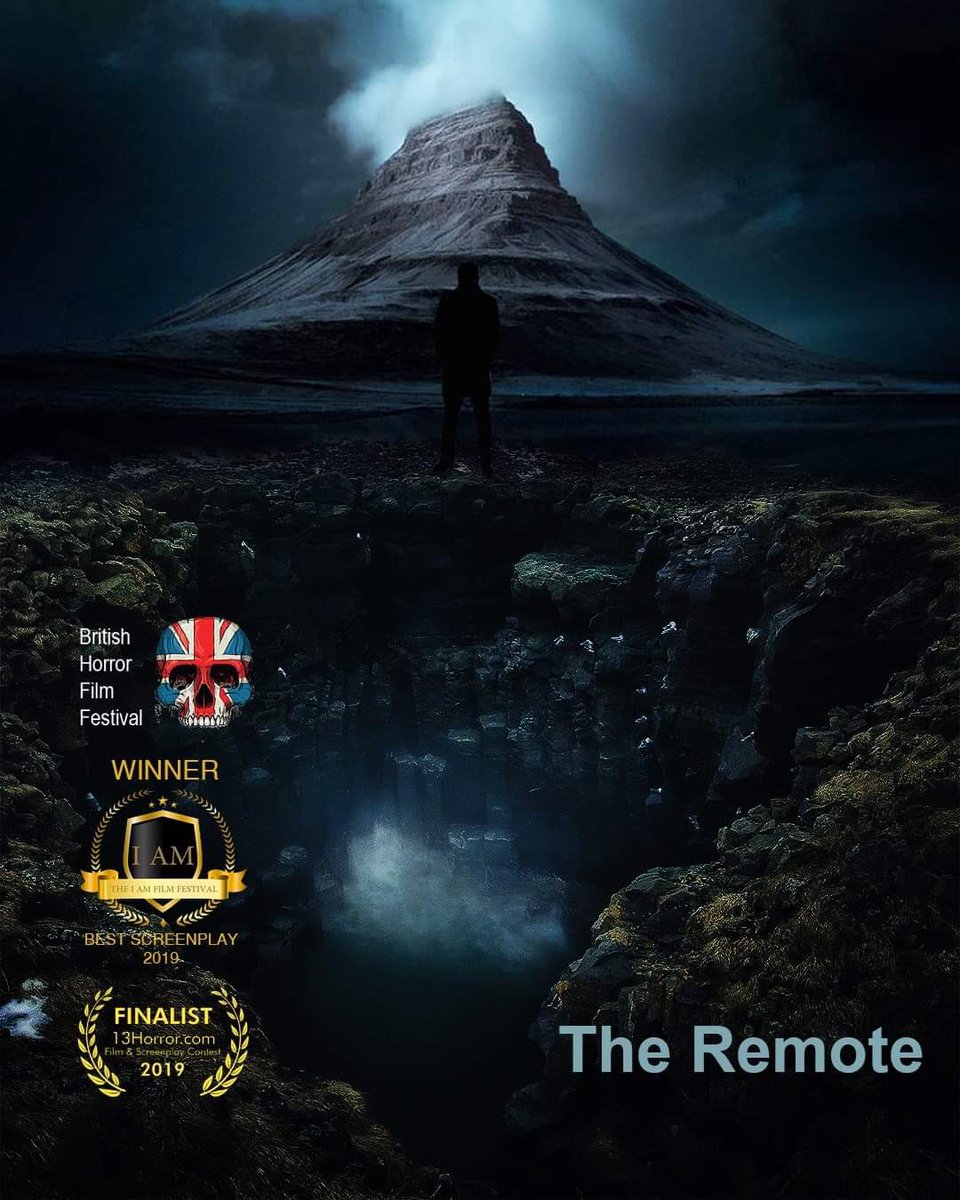 TUCCofficial's tweet photo. Winner! ‘The Remote’ has been named Best Screenplay 2019 for @iamfilmfestival #winner #bestscreenplay #creepyfigures #creepyart #darkartists #theremote #faroeislands #huldufólk #horrorfilm #horror #northernireland #loveyourart #bemore #supportlocal #belfast https://t.co/UAhOP1vuAA