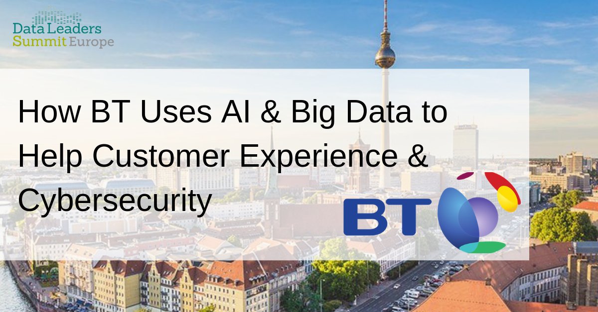 dataconferences's tweet image. Find out how telecoms company BT are using Big Data to improve customer experience
#data #datanalytics #datamanagement