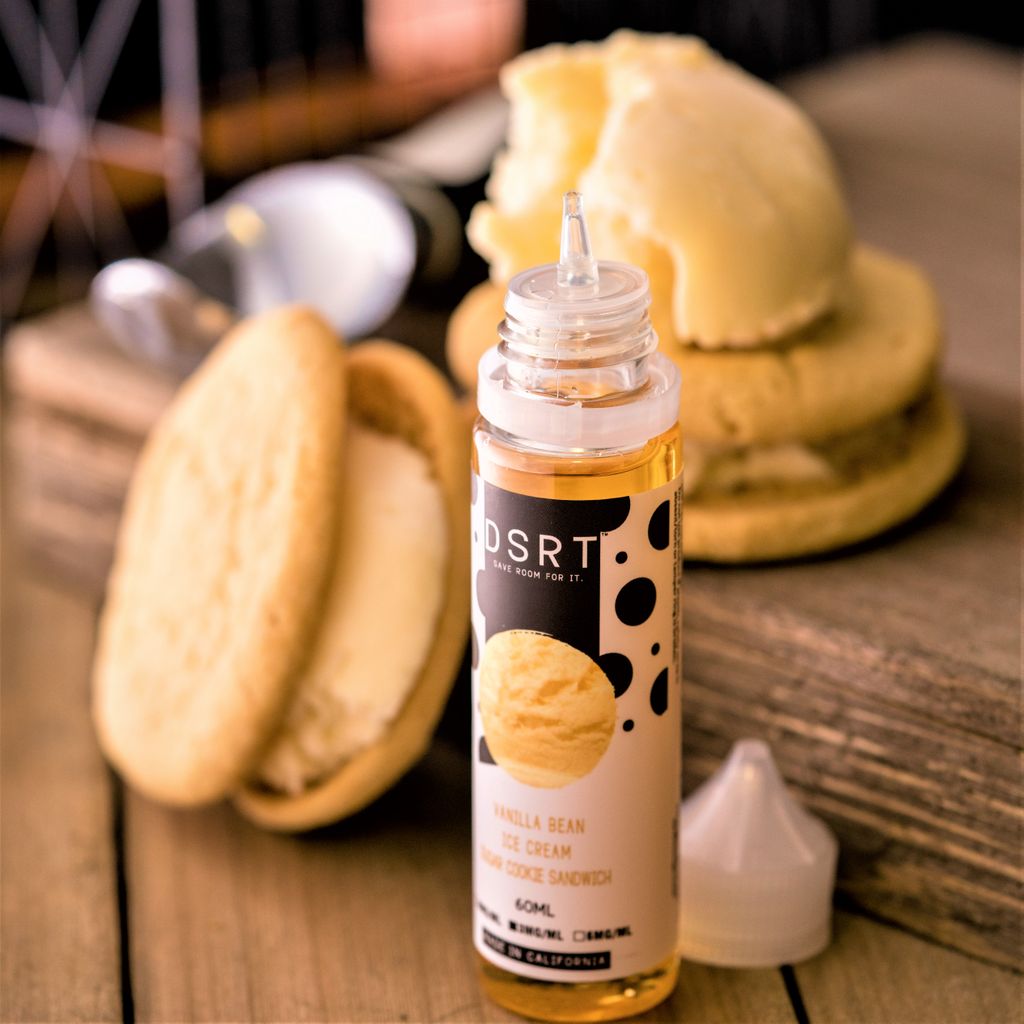 Sweet tooth? 🍬🍪🍰🍦 Try our delicious DSRT Vanilla Bean Ice Cream Sugar Cookie Sandwich! This delicious flavour will satisfy any sweet tooth and will leave you wanting more. Get yours today at our website, apolloecigs.co.uk ! 😀