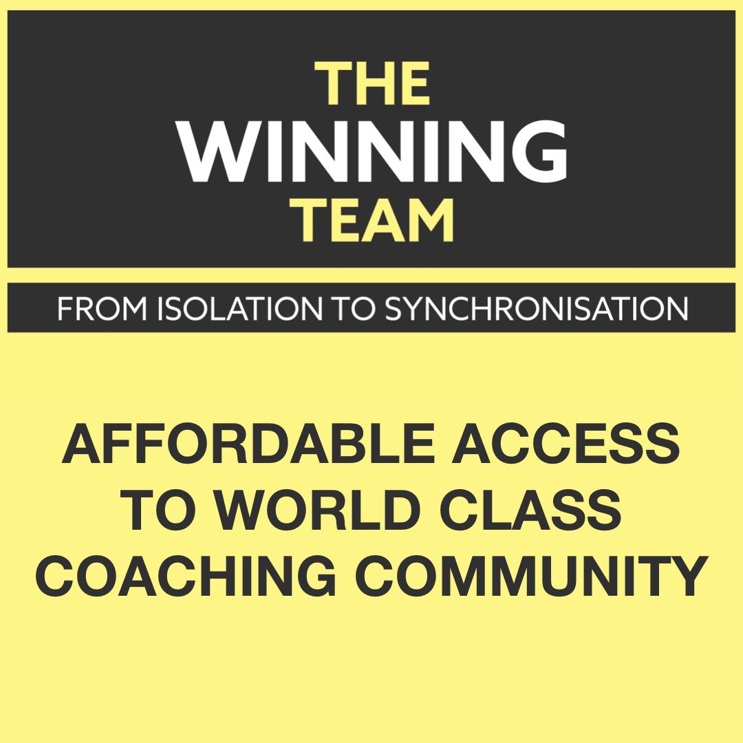Launched TODAY!  The Winning Team. Join the mission to drive mediocrity out of your life, your team, your #business and the world. #coach #purpose #develop #leadership 
garethmorgan.tv/value-4?cid=cc…