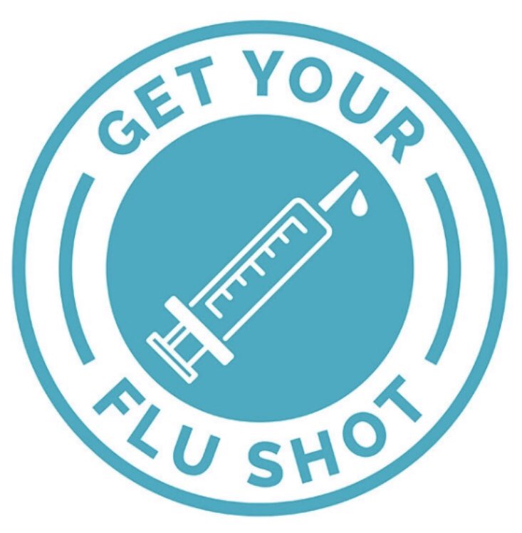 Flu shot clinic from 10:30-11:30 on 10/19