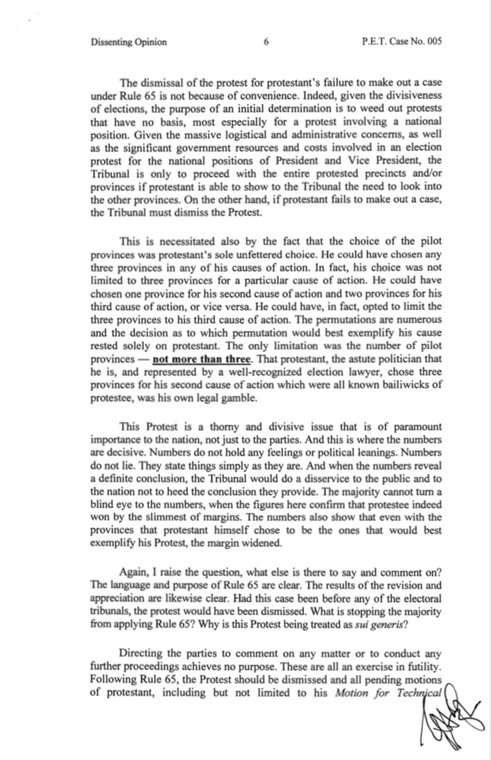 ABSCBNNews's tweet image. Justice Alfredo Benjamin Caguioa’s dissenting opinion confirms VP Leni Robredo’s lead increased by 15,000 votes after the initial recount. Caguioa insisted on dismissing election protest following Rule 65 of PET Rules. | via @mikenavallo