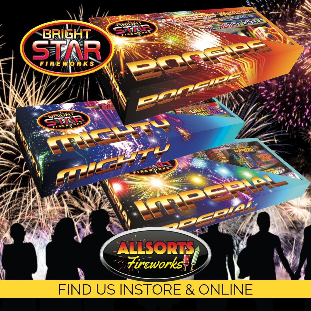 Allsorts_wigan's tweet photo. For those who want an All-in-One, no-fuss product we have a variety of @Bright_Star_UK #Fireworks Selection Boxes available.
Starting from as little as £12 https://t.co/AC2KWoUCfG
#Pyro #Rockets #FireworkShop #Wigan #Bonfire #BonfireNight #NorthWest #Sale #FollowUs #RT https://t.co/bdpmGQuSk7