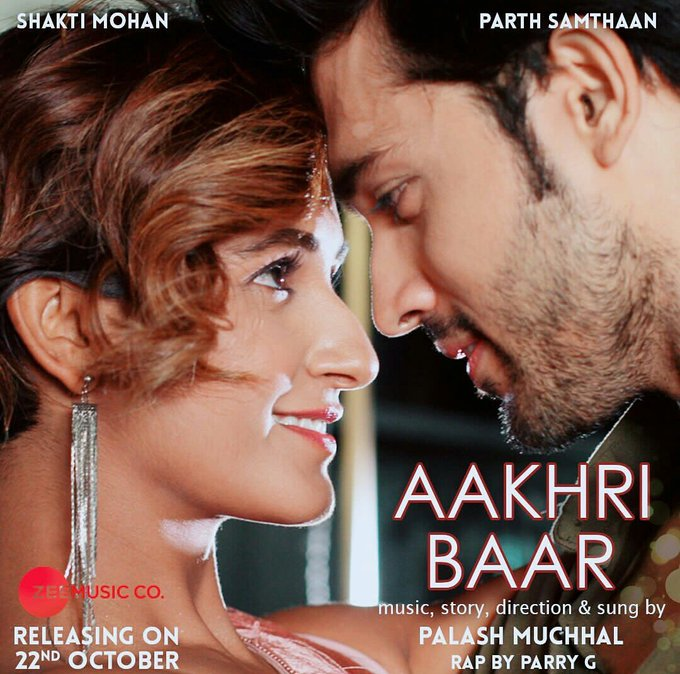 ashi_singh_3's tweet photo. And the bomb exploded! 💥😭❤ 

#ParthSamthaan X #ShaktiMohan are real bombs! That eyelocks! 💣😍

Here's wishing the entire #AakhriBaar team all the very best! May the MV breaks the internet &amp; highly celebrated! ✨ 
@LaghateParth 
 ❤ https://t.co/AncDiB8bNO