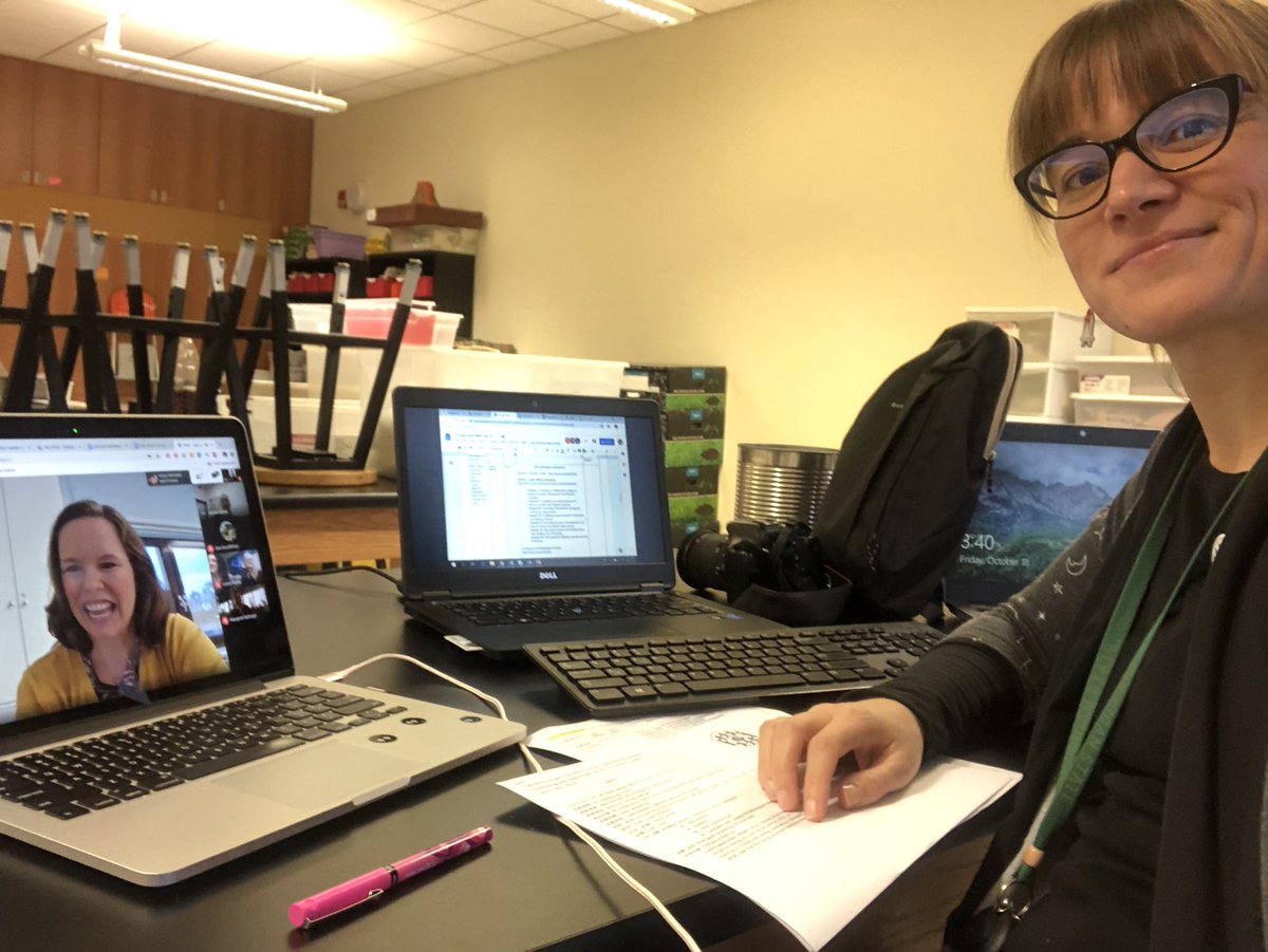 sansone_sci's tweet image. Three computers, a camera, and my smartphone. Connected and ready to goooooo for today’s #DoDEATLR in @DoDEA_Europe East and West!#dodeaproud #teach4dodea