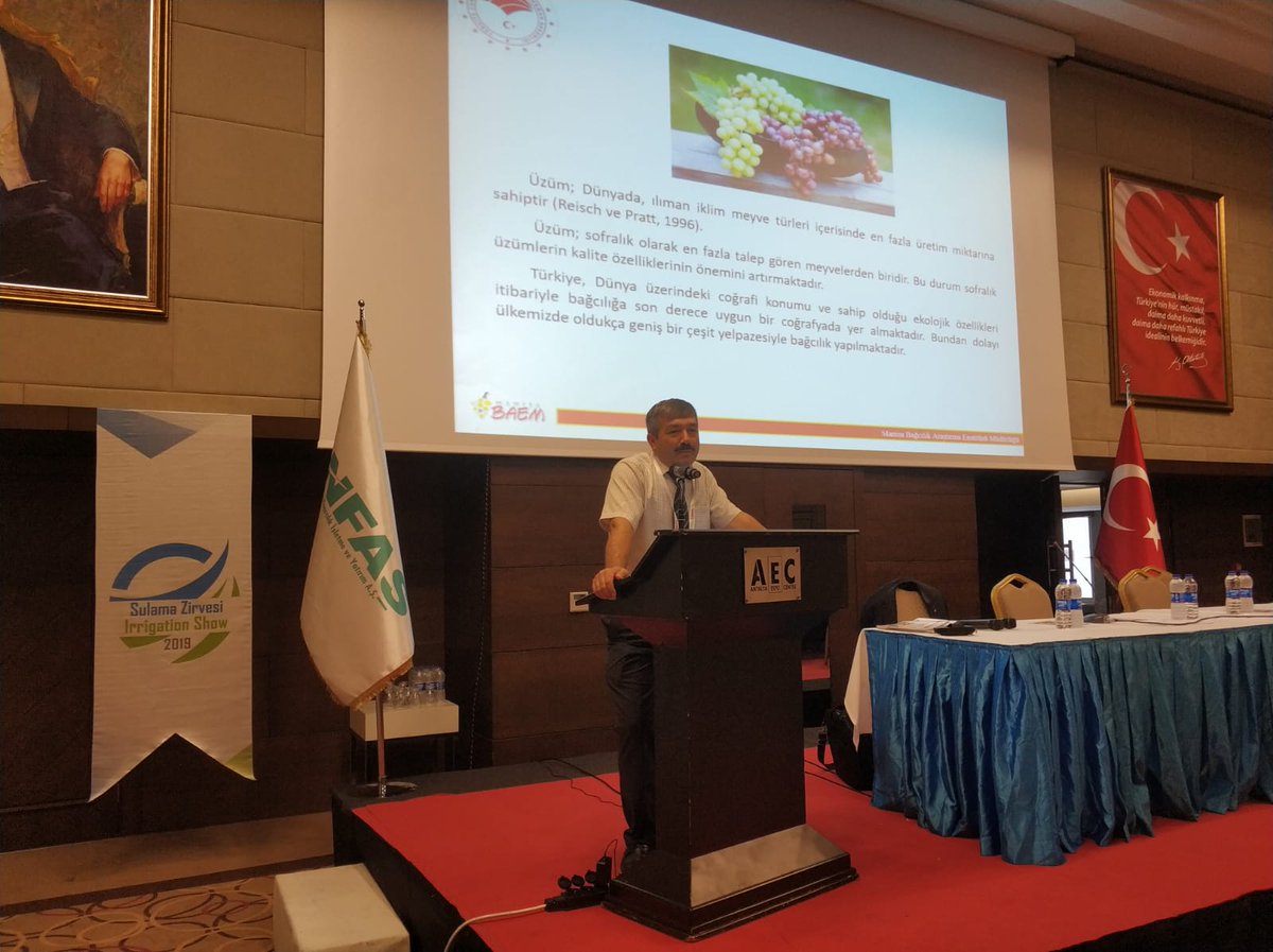 INTERFRESH Eurasia Yaş Sebze Meyve, Depolama, Ambalaj ve Lojistik Fuarı’nda TAGEM standımızda yerimizi aldık. Ayrıca fuar kapsamında seminer sunumumuzu gerçekleştirdik. #tagem_ankara #yerlivemilli #arge #bagcilik #üzüm #fuar #interfresh