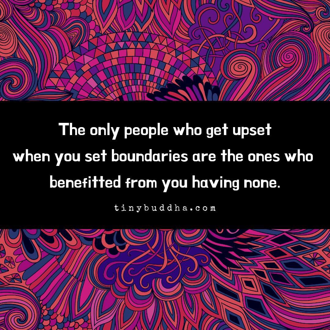 Boundaries, bitches.