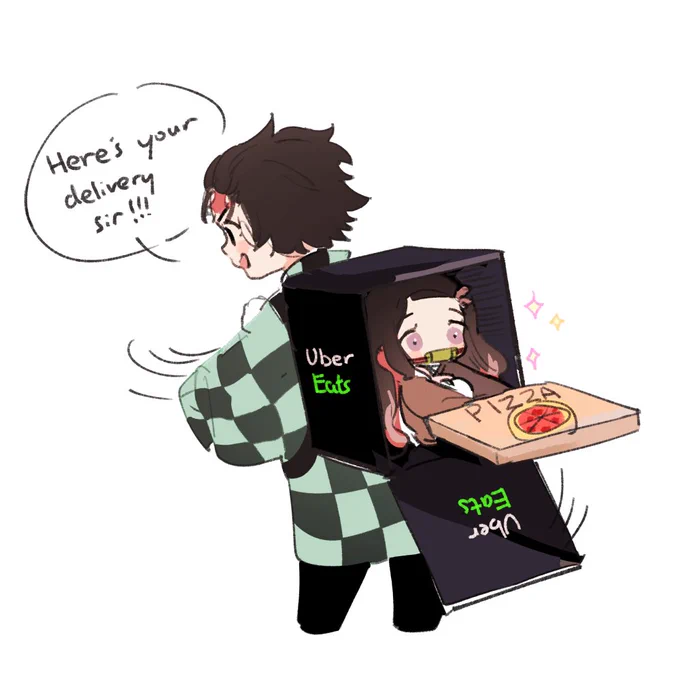 Tanjirou &amp; Nezuko's part time job 