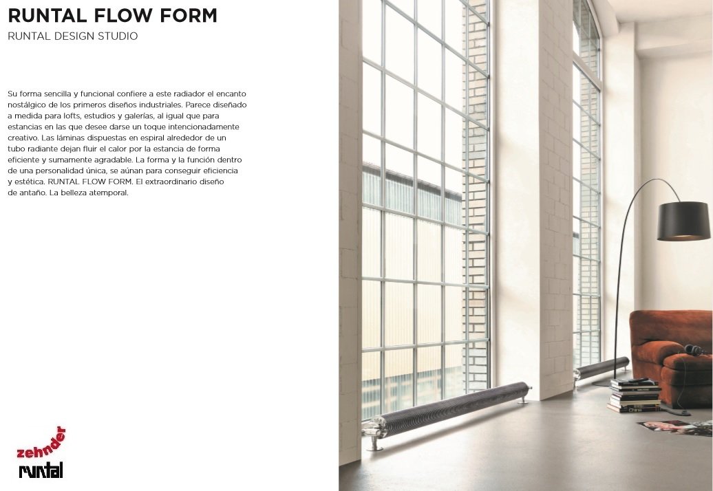 ZehnderIberica's tweet photo. ¿Conoces #Runtal #Flowform? Recuerda que #Runtal pertenece al grupo #Zehnder Group https://t.co/ncJ7ff6nWZ https://t.co/5ZT00H4IGg