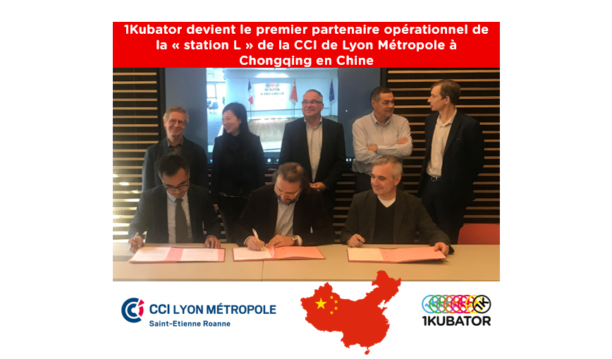 ericromestant's tweet photo. 1Kubator et la CCI de Lyon Métropole ont signé un accord de collaboration visant à assurer en Chine la promotion du territoire de la CCI et de ses PME et ETI innovantes.  #chine #export #startups #1kubator #cci https://t.co/Q1GgwRdvtV