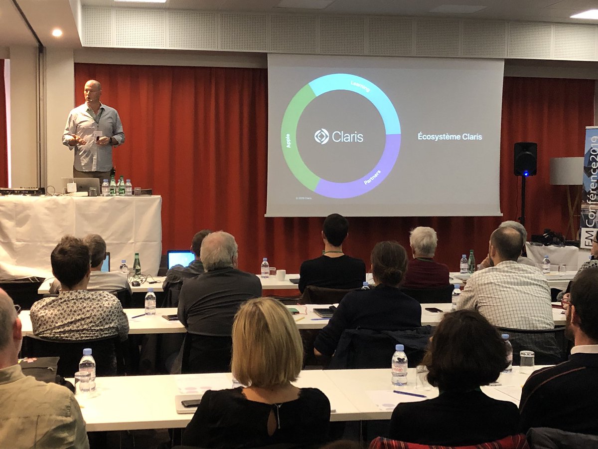 We are now in Poitiers live with <a href="/bradfreitag/">Brad Freitag</a> at @fmconf.  Three DevCon done, four to go! #FMConf #Claris #FileMaker