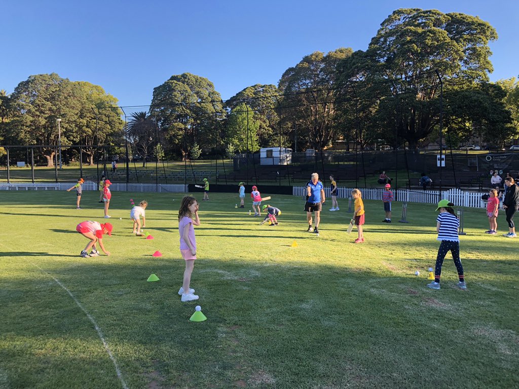 Aaaaaand we are off! Petersham Oval Girls Only Master in full swing! Fantastic evening in the inner west with all the girls having lots of fun!!! #communitycricket