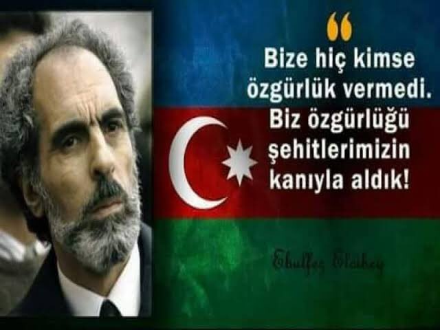 Azerbaycan'ın, Resulzade'nin ayak izlerinden yürüme iradesi gösterdiği gün, #millimüstəqillikgünü kutlu olsun!
'Biz azadlığı şehitlerimizin kanıyla aldık' diyen Elçibey'in ve tüm şehitlerimizin ruhları şad olsun!